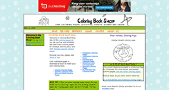 Desktop Screenshot of coloringbookshop.com